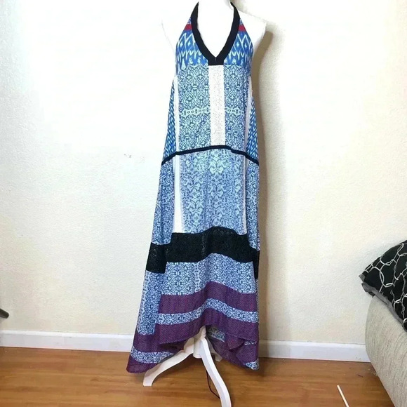 Khaadi Open Back Pakistani Indian Maxi Dress Sz 10 - Picture 1 of 10